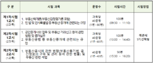 시험과목